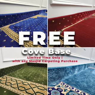 Wall Cove Bases - Masjid Mosque Musalla Carpets Prayer Rugs