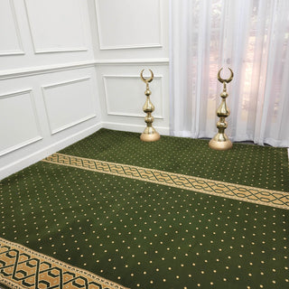 ARAFAT 8 ft x 8 ft Ready-to-use for Prayer Masjid Carpet Rug