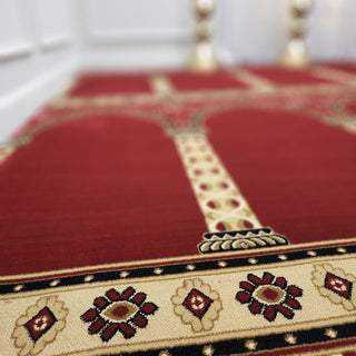 HEJAZ 8 ft x 8 ft Ready-to-use for Prayer Masjid Carpet Rug