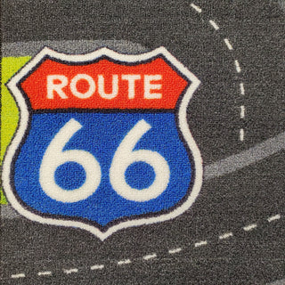 Area Rugs,Kids Area Rug Traffic Signs Educational Non Slip Rubber Back Stain Resistant,MUSALLA® Masjid Mosque Carpets Prayer Runner Rugs