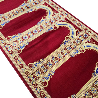 Runner Rugs,Lightweight Custom-Size Masjid Carpet Prayer Rug Runner: MUSALLA® Persian Red,MUSALLA® Masjid Mosque Carpets Prayer Runner Rugs