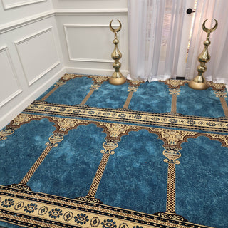 MAYSA 8 ft x 8 ft Ready-to-use for Prayer Masjid Carpet Rug