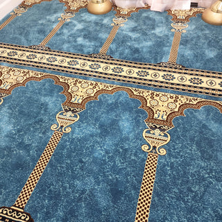 MAYSA Arched Elegance™ Masjid Carpet: Timeless Design for Inspired Spaces