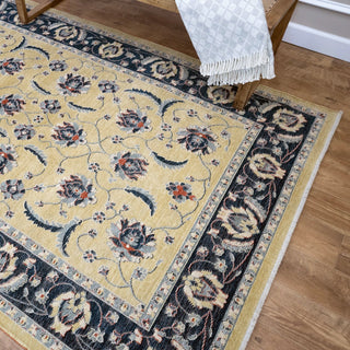 Reversible Hand Made Silky Chenille Yarn Persian Mahal Area Rug 5'3'' x 7'3'' - 5X8 Area