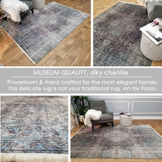 Area Rugs,Serica Museum Quality Area Rug Faux Silk Grey Medallion Distressed,MUSALLA® Masjid Mosque Carpets Prayer Runner Rugs