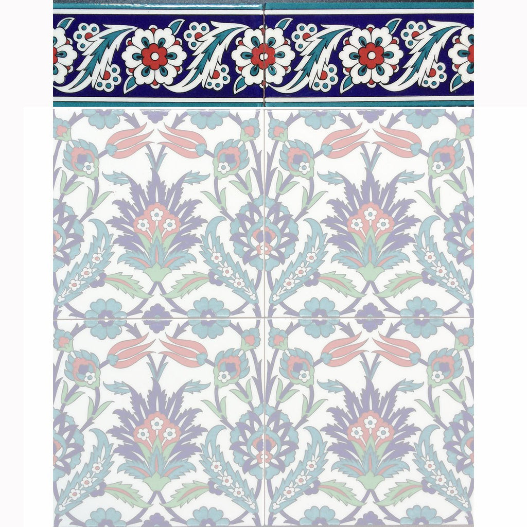 4x8 Border Tile for Masjid and Mosque Wall Turkish Ceramic – Mosque ...