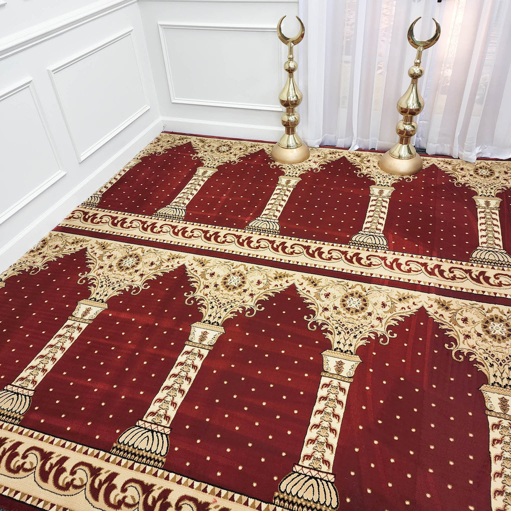 AL-AQSA 8 ft x 8 ft Ready-to-use for Prayer Masjid Carpet Rug – MUSALLA ...