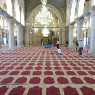 Mosque Carpets,AQSA Royal Maroon™ Arch Masjid Carpet: Majestic Design for Sacred Spaces,Mosque Carpet USA