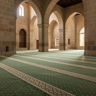 Mosque Carpets,ARAFAT EssenceEase™ Masjid Carpet: Simple Sophistication for Revered Space,Mosque Carpet USA