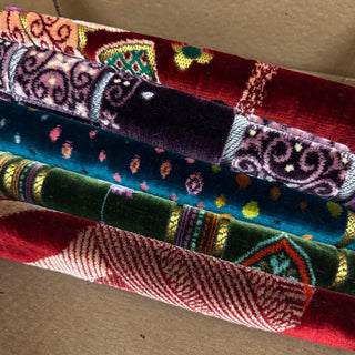 Prayer Mats,Assorted Velvet Sajjada Prayer Rugs Set (5 pcs) | Made in Turkey,Mosque Carpet USA