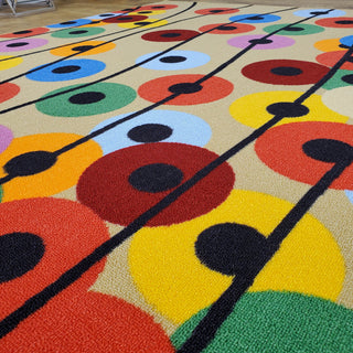 Area Rugs,Kids Play Rug Colorful Balloons Educational Non Slip Rubber Back Stain Resistant,MUSALLA® Masjid Mosque Carpets Prayer Runner Rugs