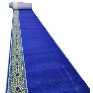 Runner Rugs,Lightweight Custom-Size Masjid Carpet Prayer Rug Runner: MUSALLA® Morocco Blue,MUSALLA® Masjid Mosque Carpets Prayer Runner Rugs