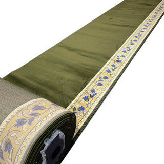Runner Rugs,Lightweight Custom-Size Masjid Carpet Prayer Rug Runner: MUSALLA® Quba Green,MUSALLA® Masjid Mosque Carpets Prayer Runner Rugs