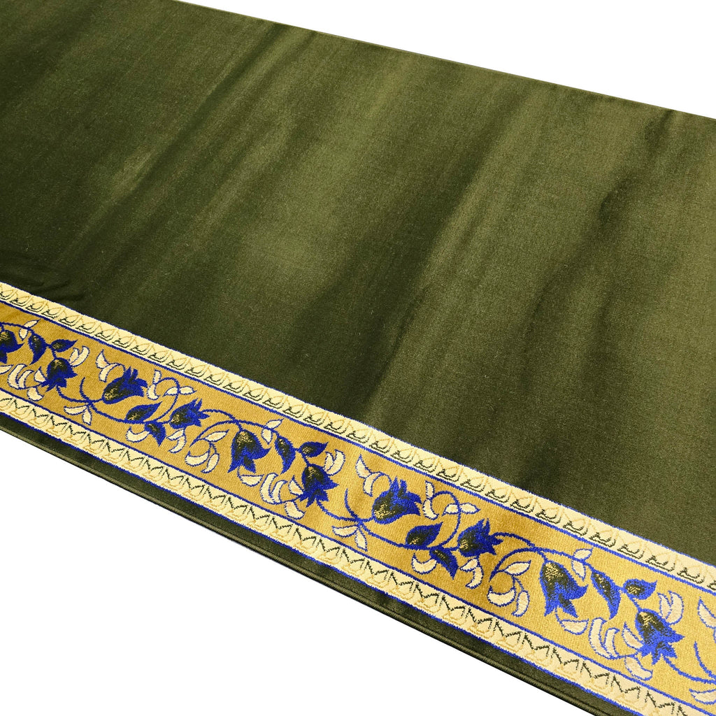 Musalla Rugs Custom-Size Masjid Carpet Prayer Rug Runner: MUSALLA® Quba Green ...