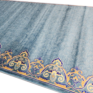 Runner Rugs,Lightweight Masjid Carpet Prayer Rug Runner: MUSALLA® Omar Blue,MUSALLA® Masjid Mosque Carpets Prayer Runner Rugs