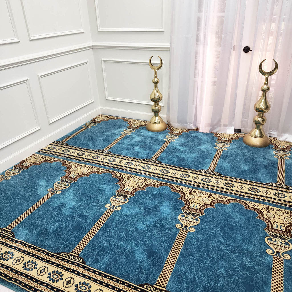 MAYSA Arched Eleganceโข Masjid Carpet: Timeless Design for Inspired Spa ...
