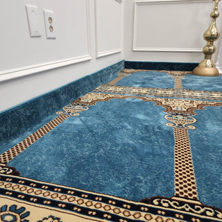 MAYSA Arched Elegance™ Masjid Carpet: Timeless Design for Inspired Spaces