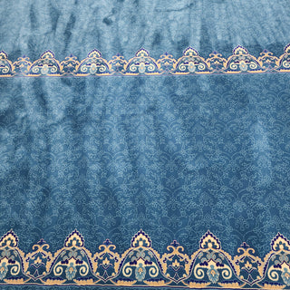 OMAR Sky Blue Mosque Masjid Carpet Wall-to-Wall