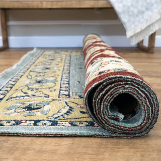 Reversible Hand Made Silky Chenille Yarn Persian Mahal Area Rug 5'3'' x 7'3'' - 5X8 Area
