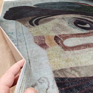 Area Rugs,Serica Museum Quality Area Rug Faux Silk Zeugma,Mosque Carpet USA