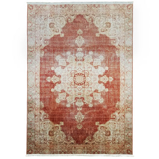 Area Rugs,Serica Museum Quality Faux Silk Area Rug Rose Medallion Distressed,MUSALLA® Masjid Mosque Carpets Prayer Runner Rugs