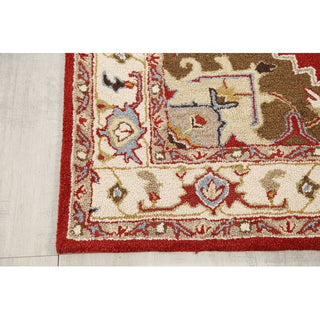 Area Rugs,Wool Area Rug Red/Beige Indoor Medallion Persian,MUSALLA® Masjid Mosque Carpets Prayer Runner Rugs